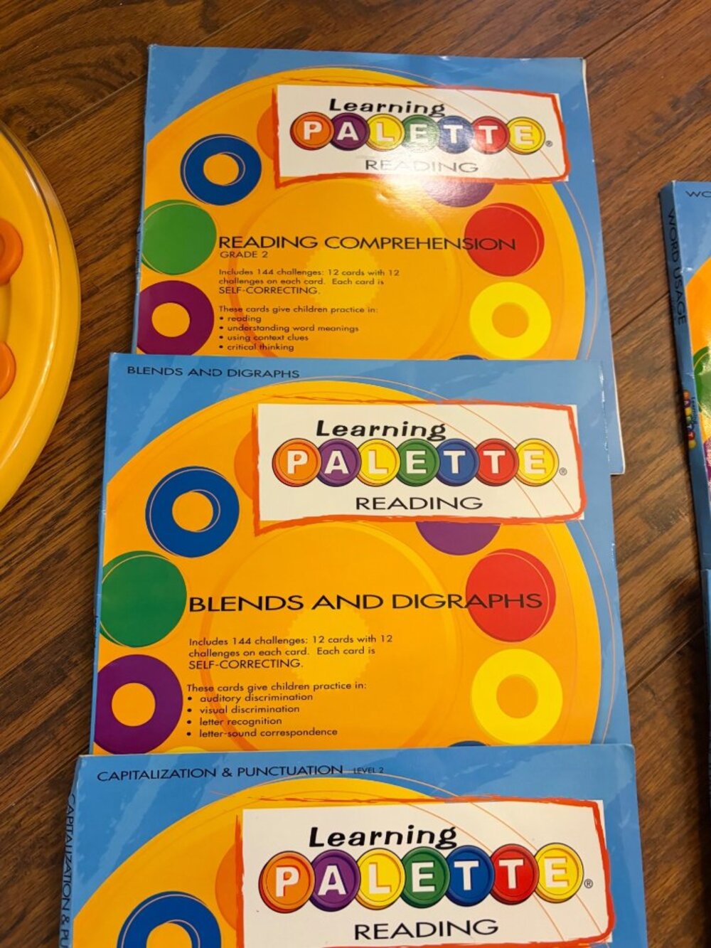 Learning Palette Reading Set 2 Bases & 8 Card Packs Grades 1-2 Set B S3 - Picture 5 of 16